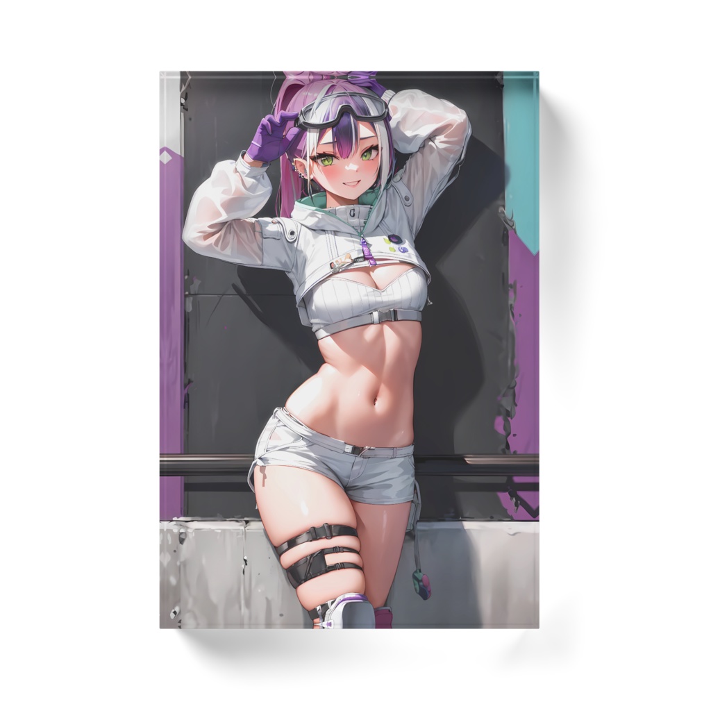 常闇トワ アクリルブロック ホワイトタイプ