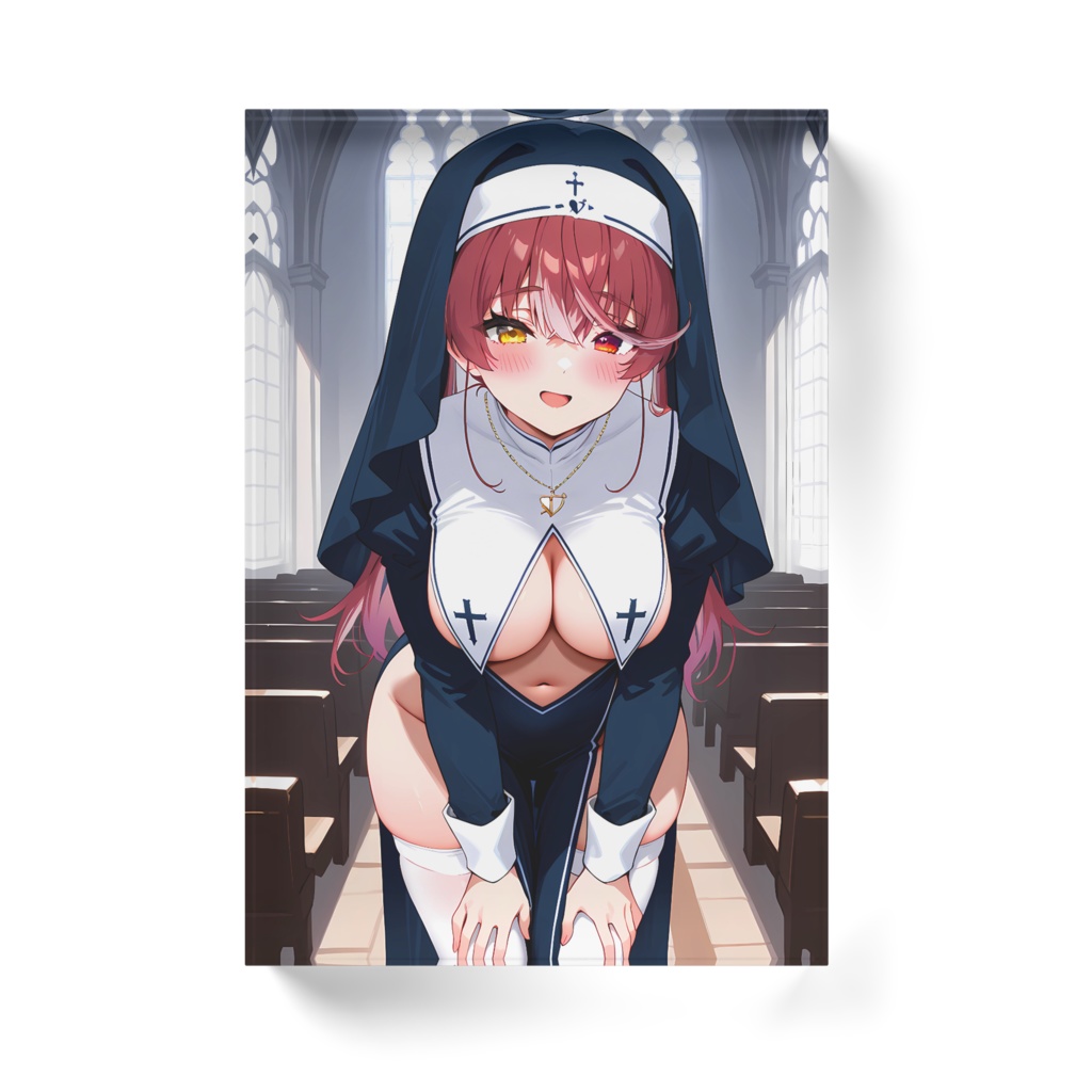 宝鐘マリン アクリルブロック ホワイトタイプ