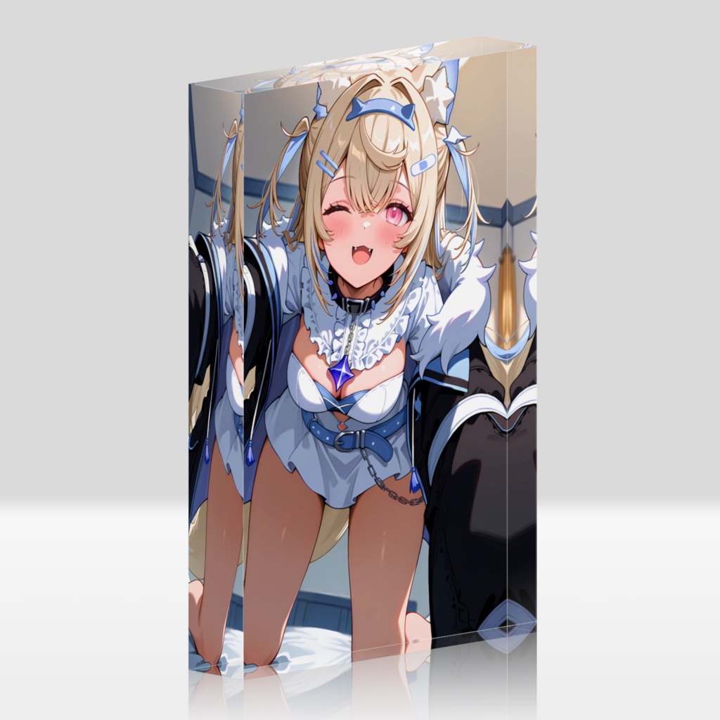 フワワ・アビスガード アクリルブロック ホワイトタイプ