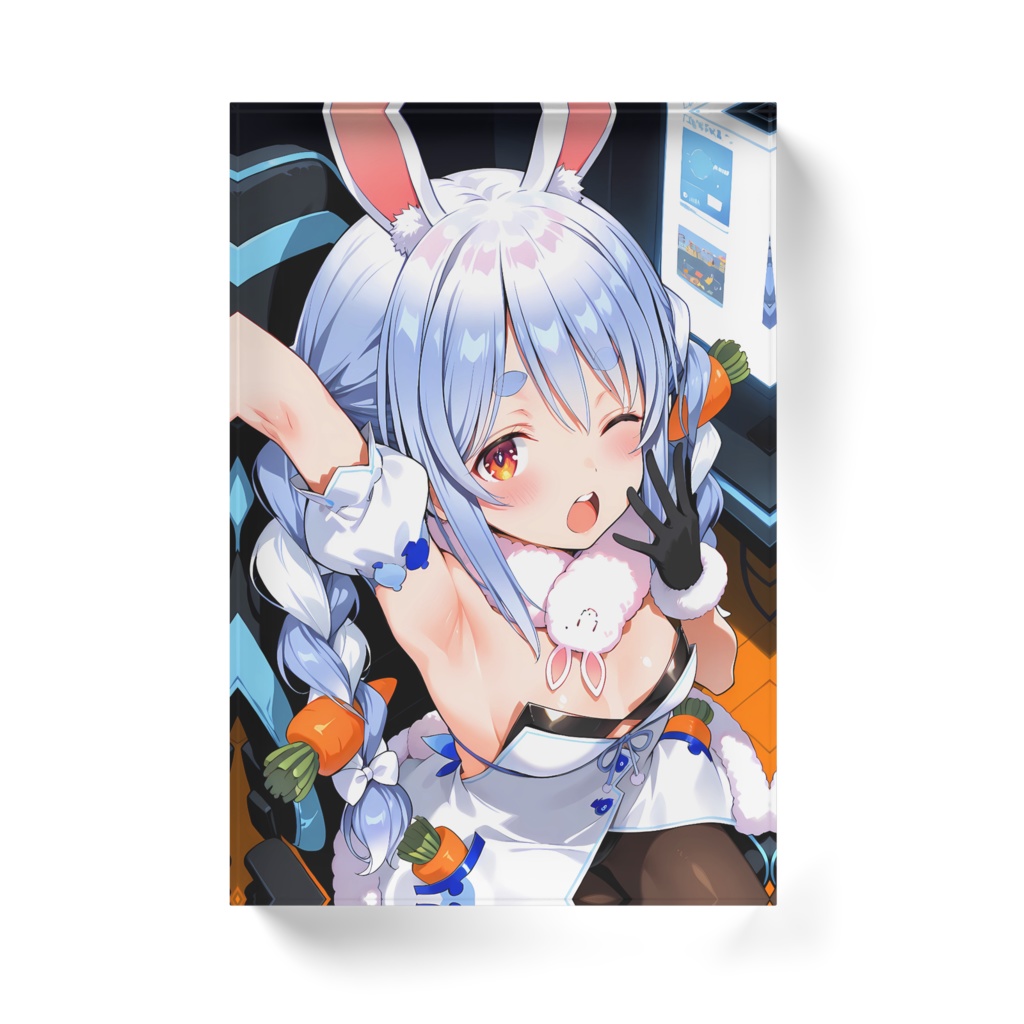 兎田ぺこら アクリルブロック ホワイトタイプ