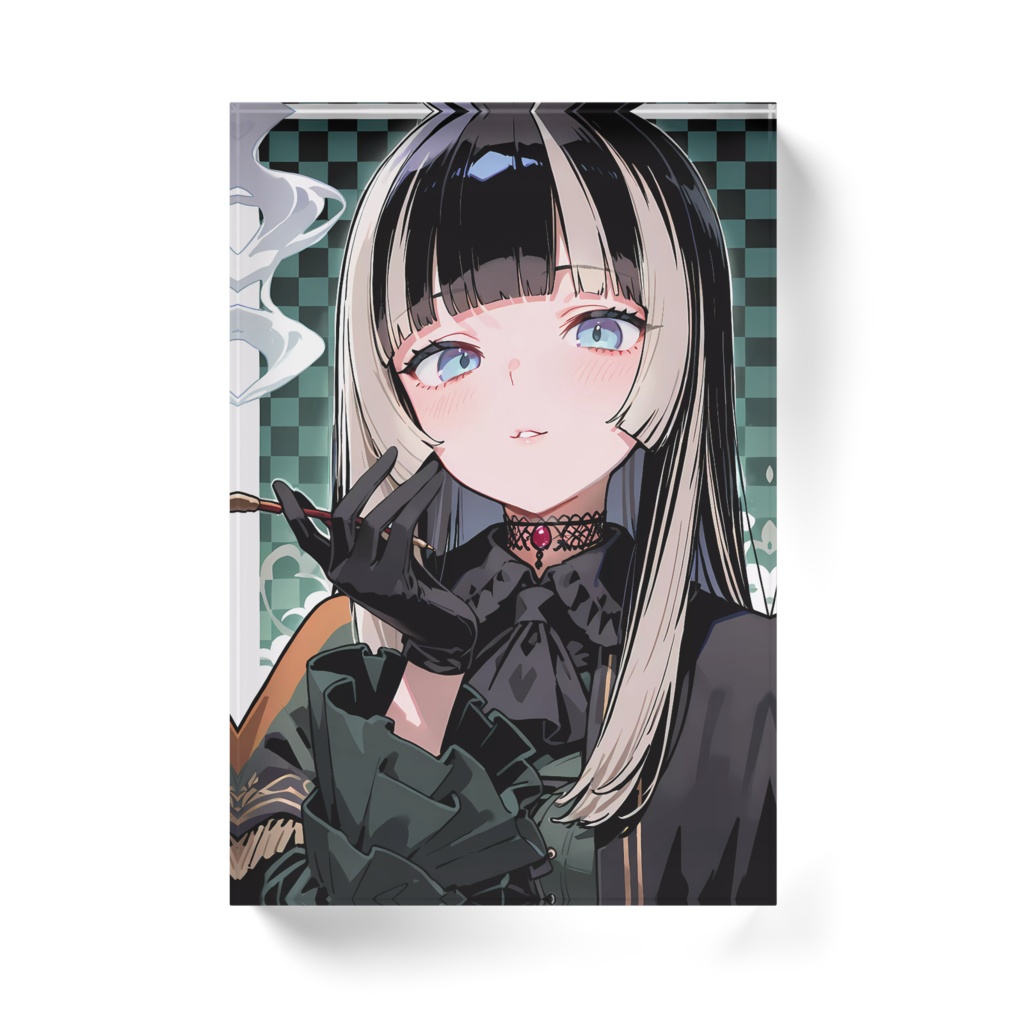 儒烏風亭らでん アクリルブロック ホワイトタイプ