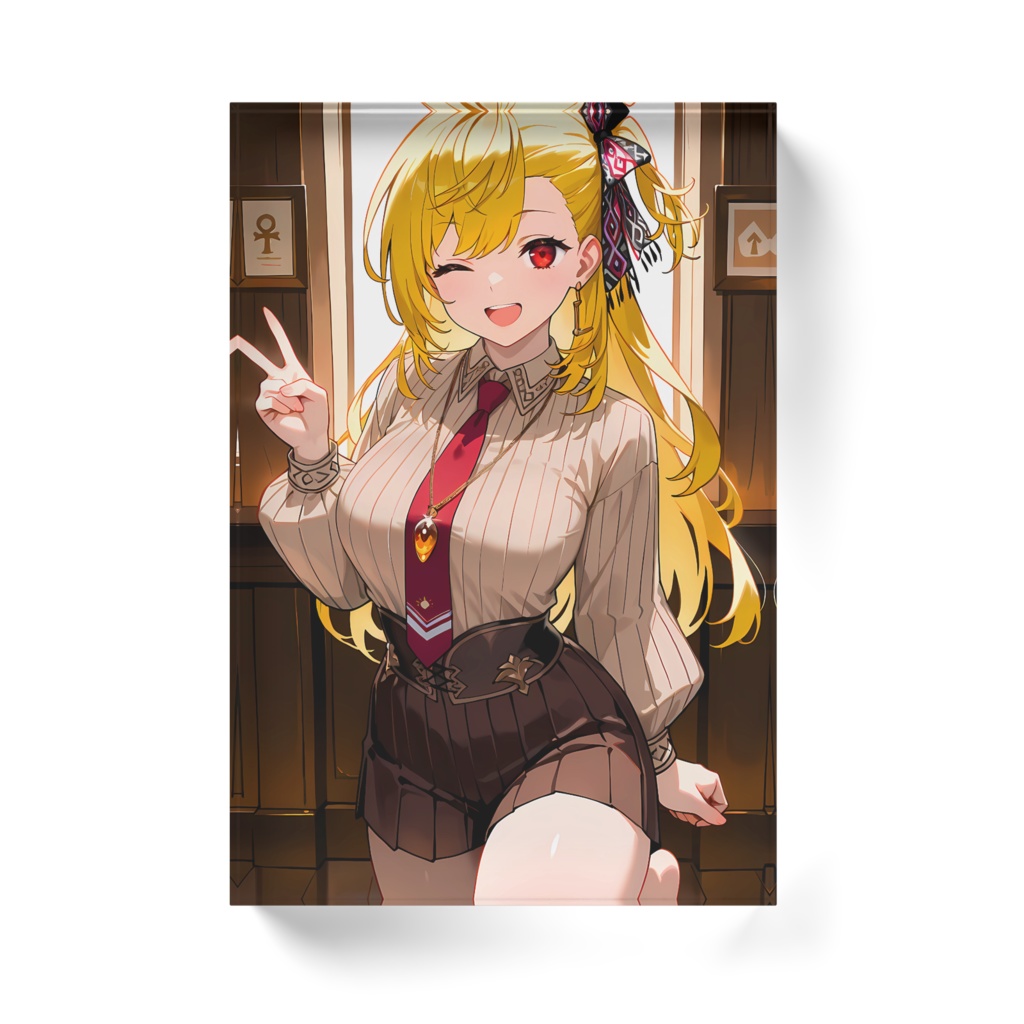 カエラ・コヴァルスキア アクリルブロック ホワイトタイプ