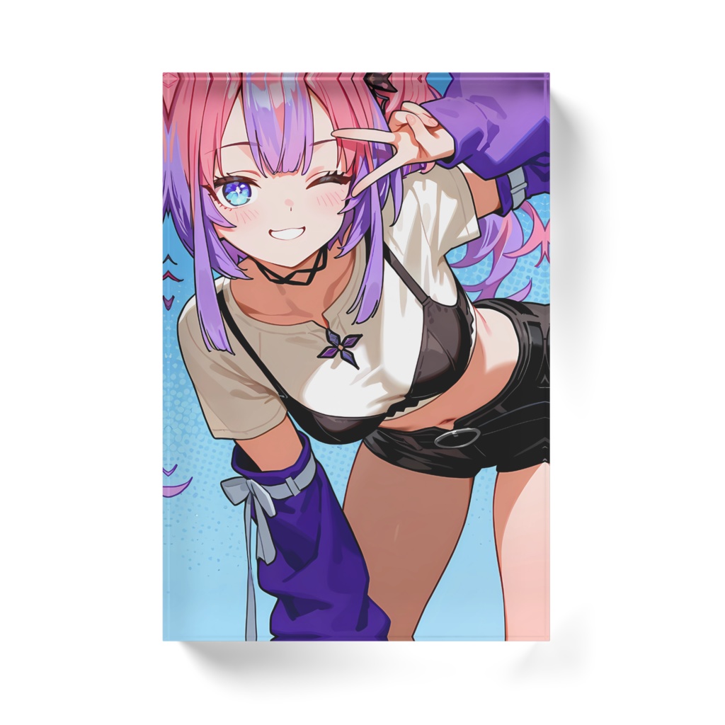 綺々羅々ヴィヴィ アクリルブロック ホワイトタイプ