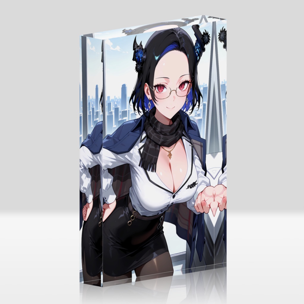 ネリッサ・レイヴンクロフト アクリルブロック ホワイトタイプ