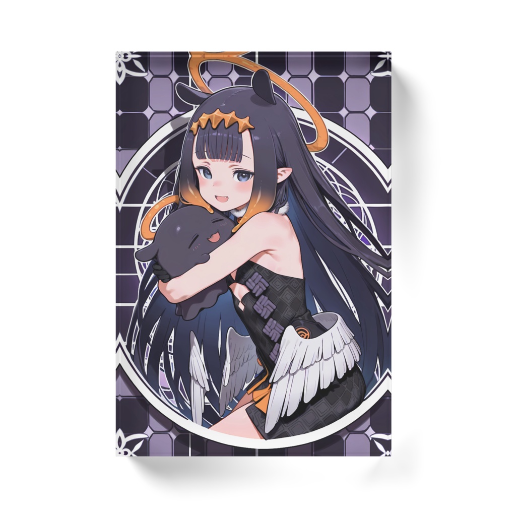 一伊那尓栖 アクリルブロック ホワイトタイプ