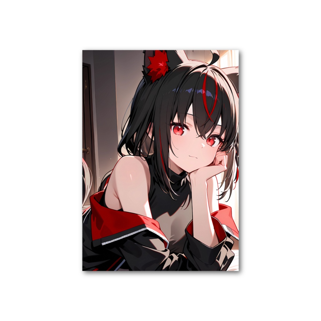 黒上フブキ フォト風カード