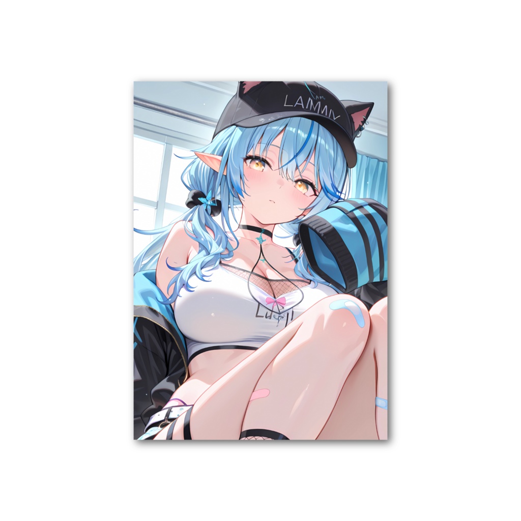 雪花ラミィ フォト風カード