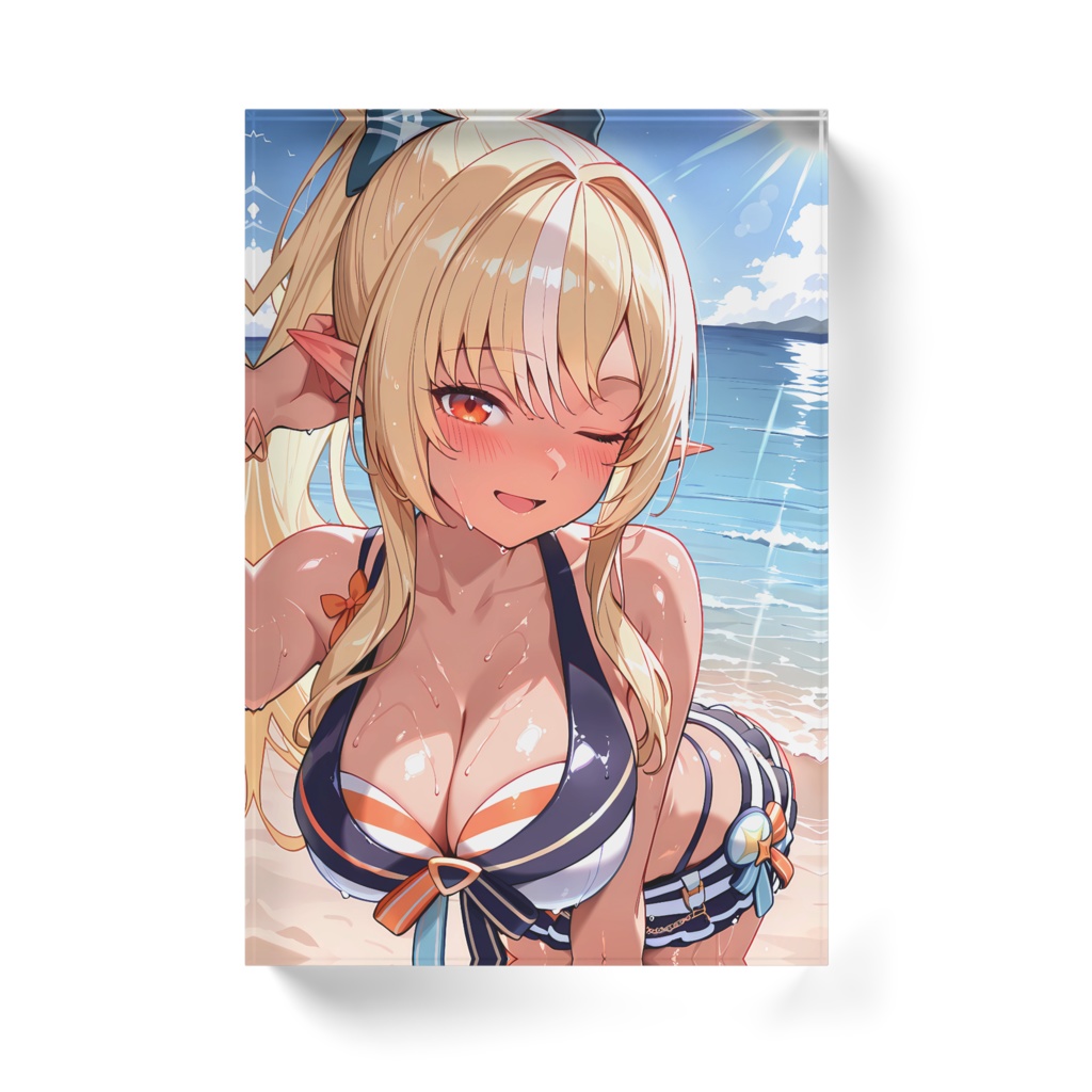 不知火フレア アクリルブロック ホワイトタイプ