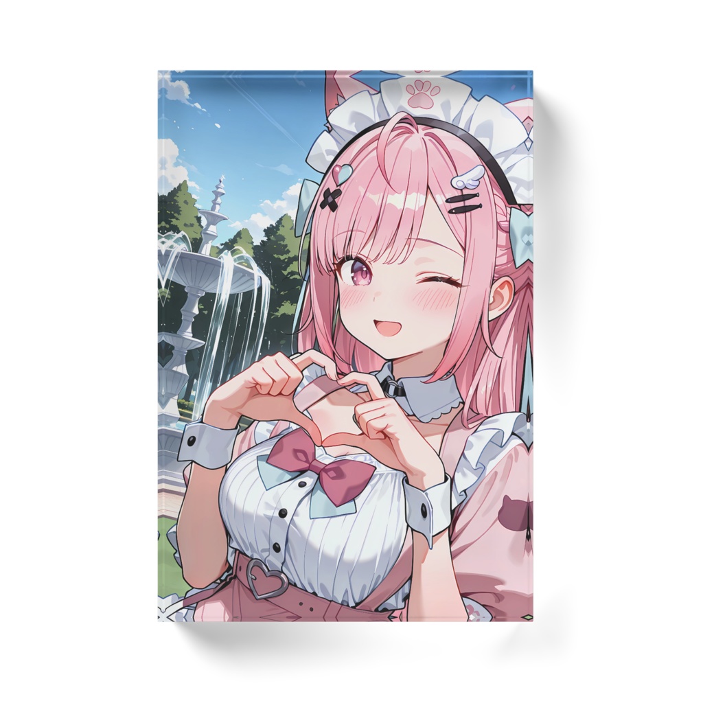 結城さくな アクリルブロック ホワイトタイプ