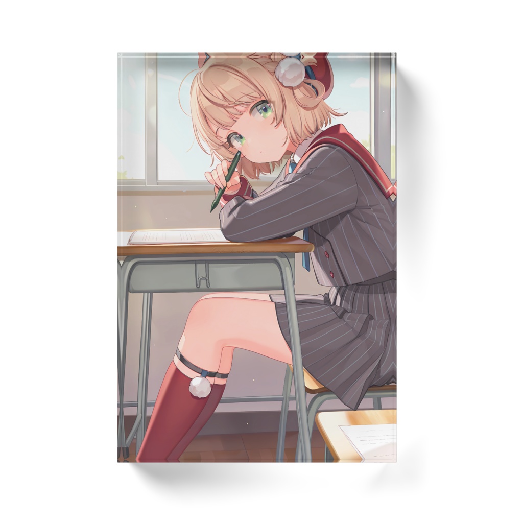 しぐれうい アクリルブロック ホワイトタイプ