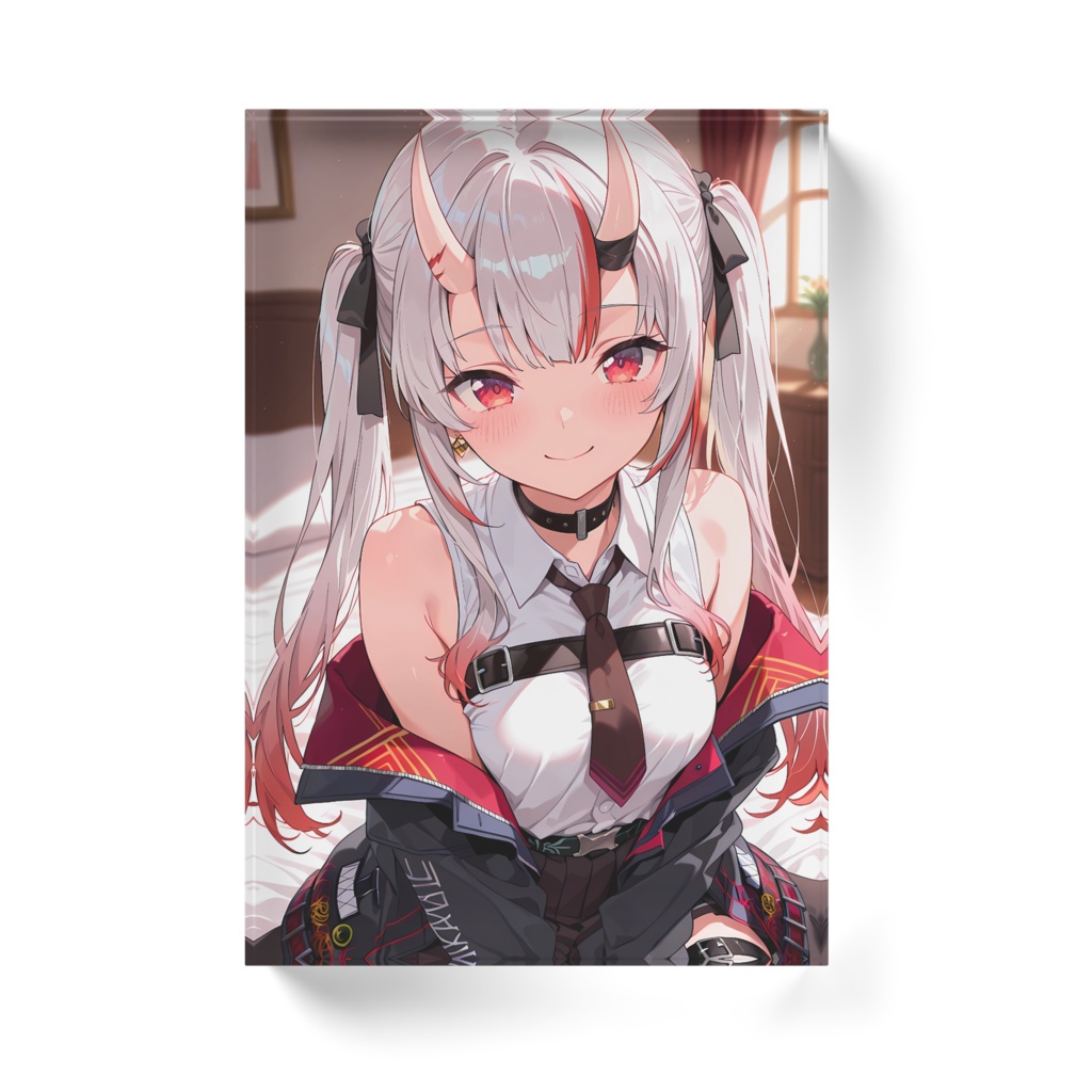 百鬼あやめ アクリルブロック ホワイトタイプ