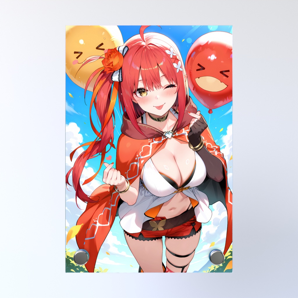 心白てと アクリルフォトパネル オーロラ