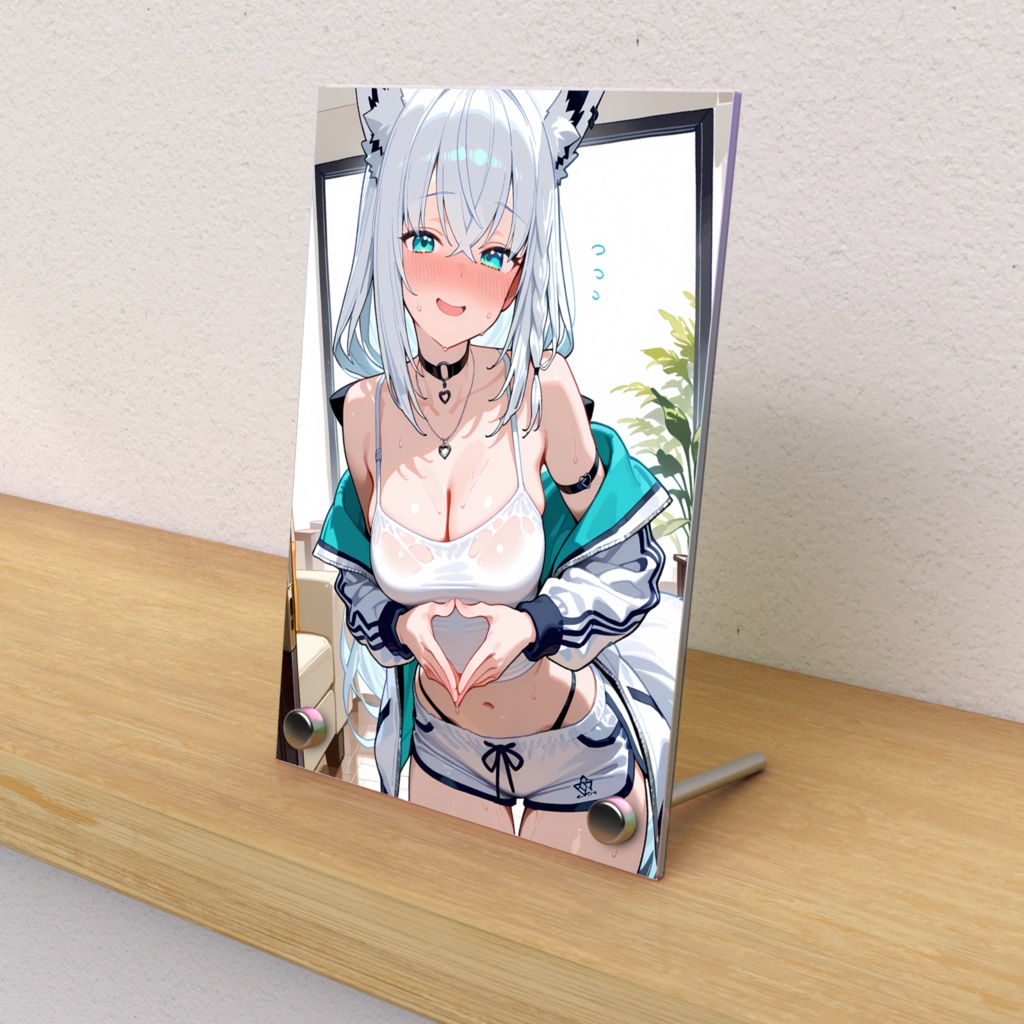 白上フブキ アクリルフォトパネル オーロラ