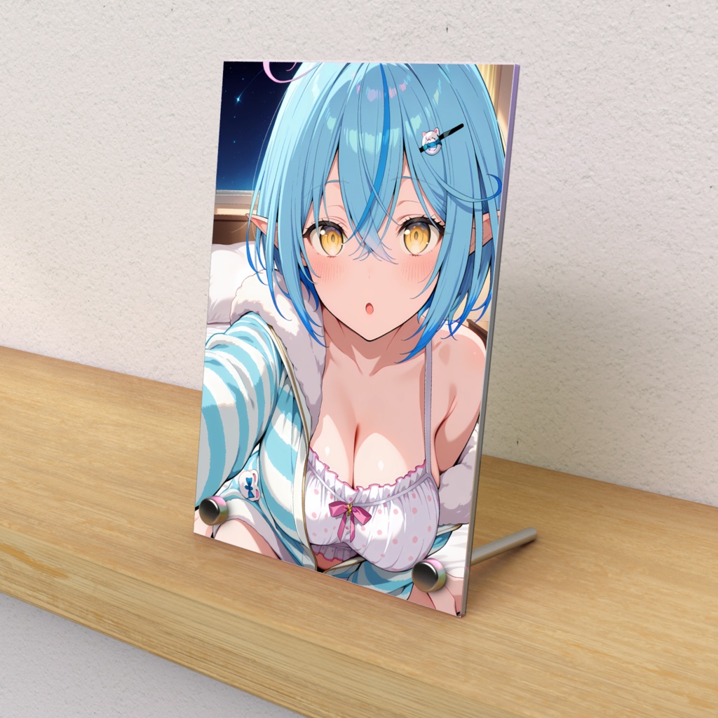 雪花ラミィ アクリルフォトパネル オーロラ