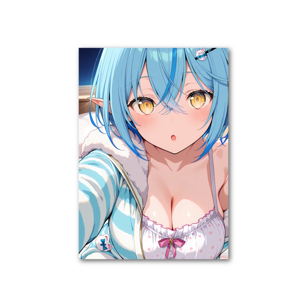 雪花ラミィ フォト風カード