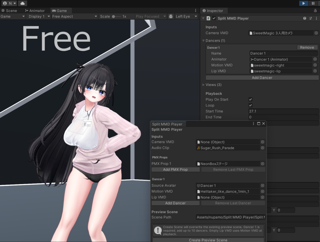 Split MMD Player(無料版あり)