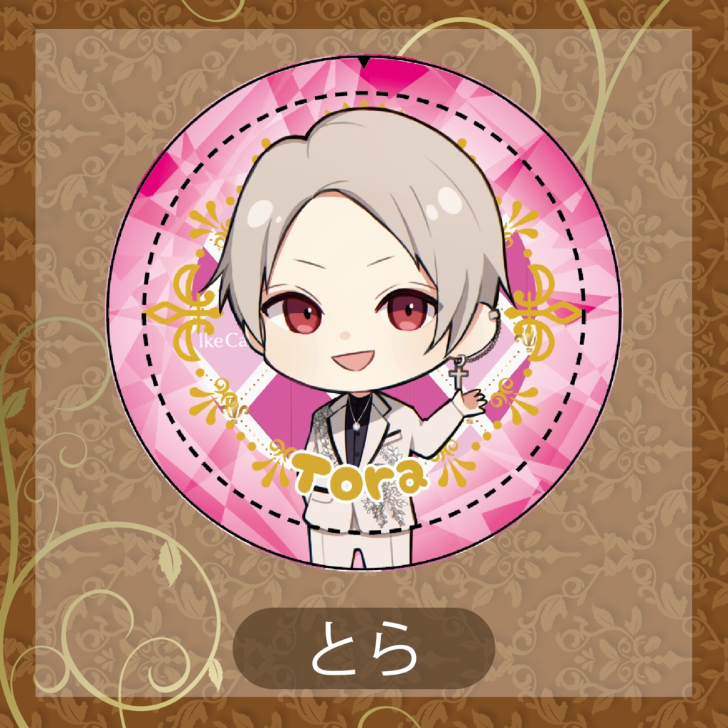 第14回 IkeCafe 「IkeCafe王子」結コラボグッズ 缶バッチ