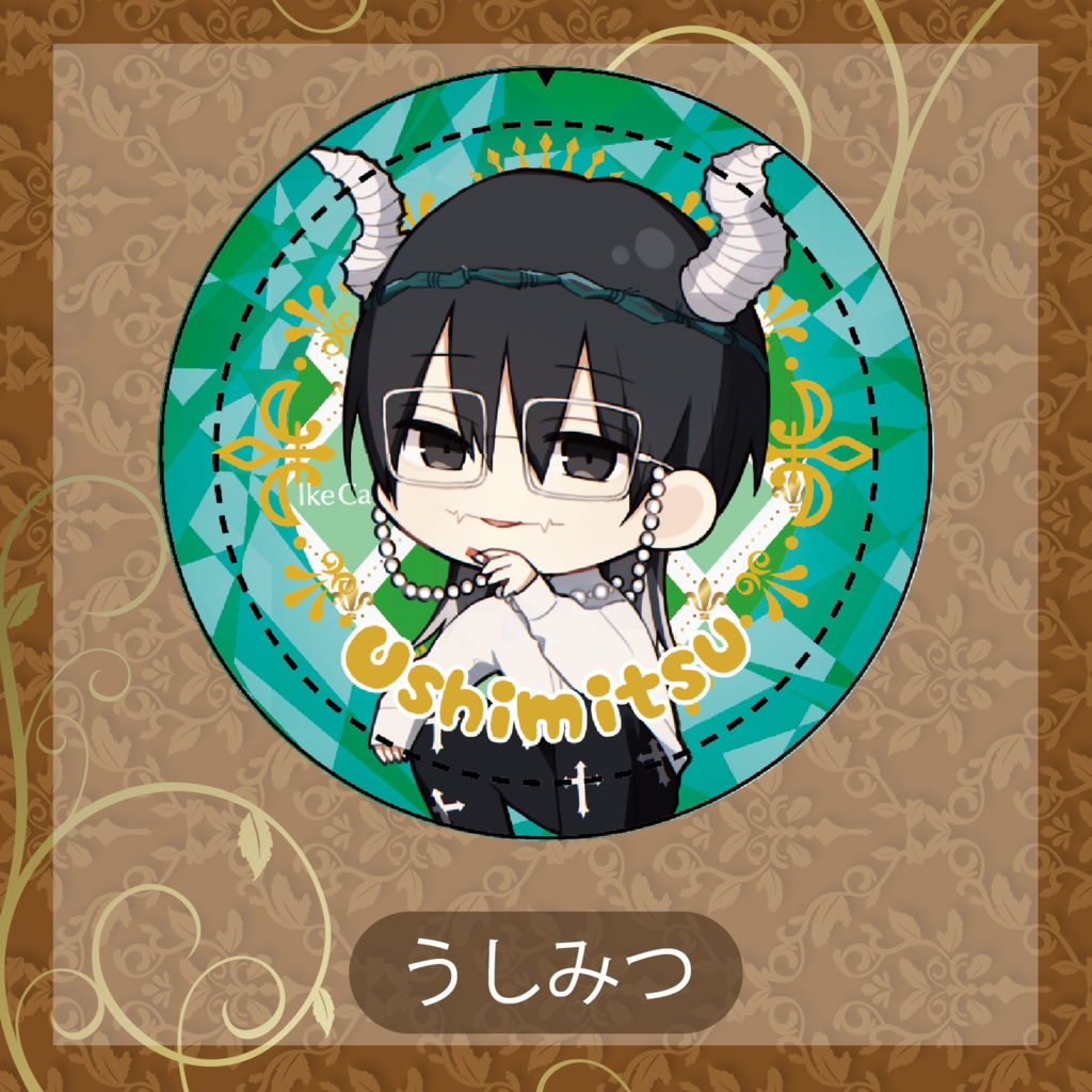 第14回 IkeCafe 「IkeCafe王子」結コラボグッズ 缶バッチ