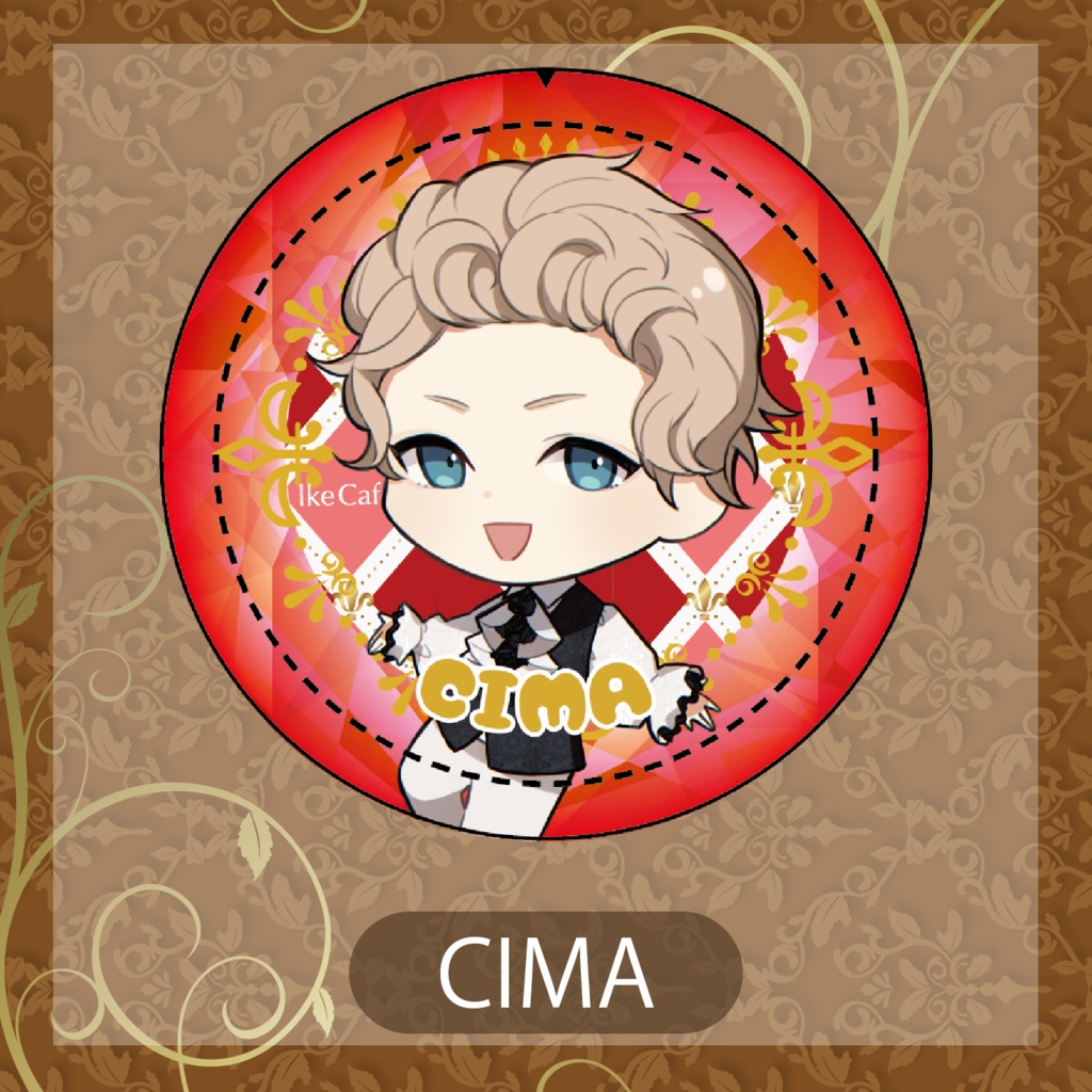 第14回 IkeCafe 「IkeCafe王子」結コラボグッズ 缶バッチ