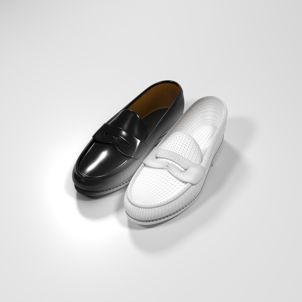 【ローファー】3Dモデル Loafer