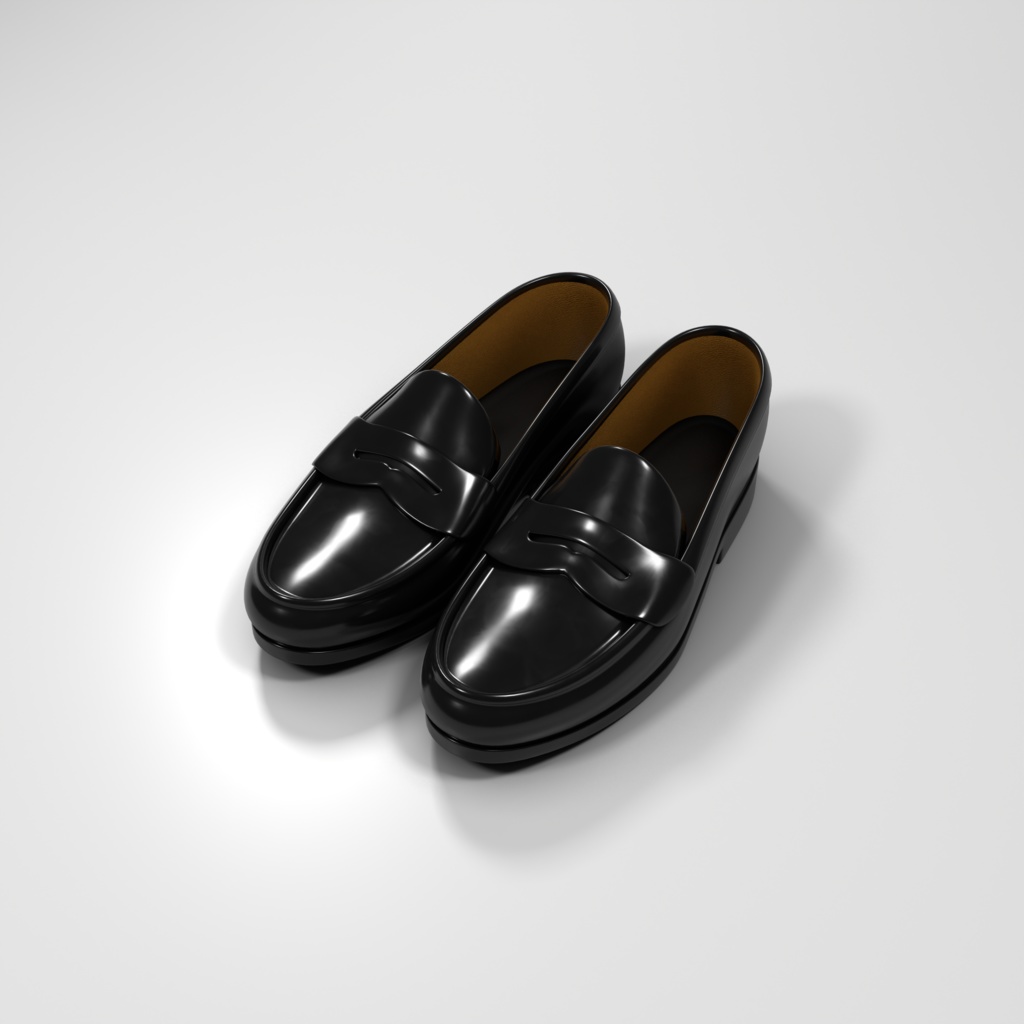 【ローファー】3Dモデル Loafer