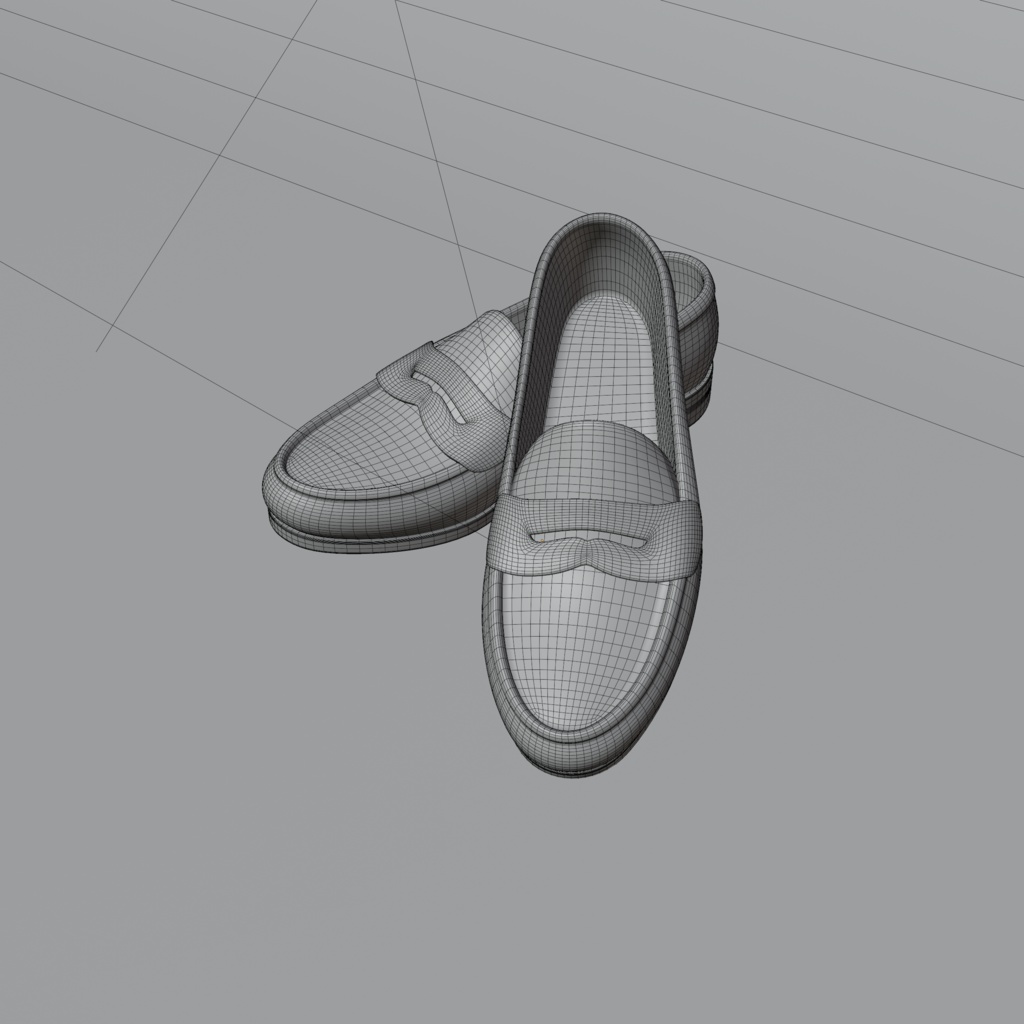 【ローファー】3Dモデル Loafer