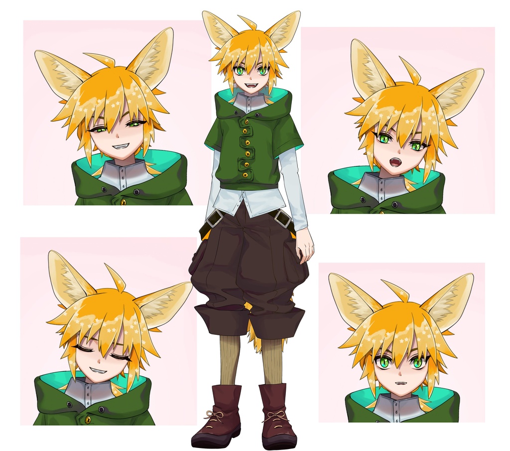 ケモミミ●獣人の男の子●フェネックイメージ