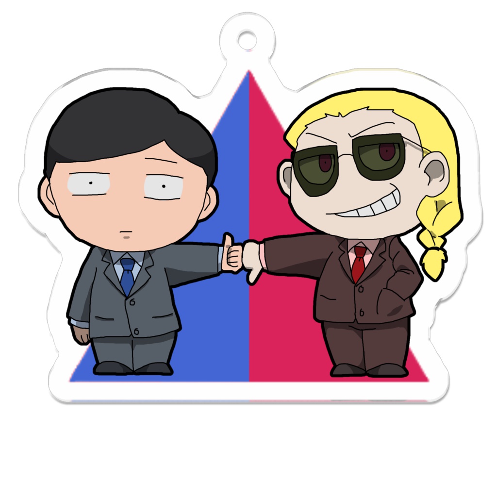 アニバディの三角アクキー