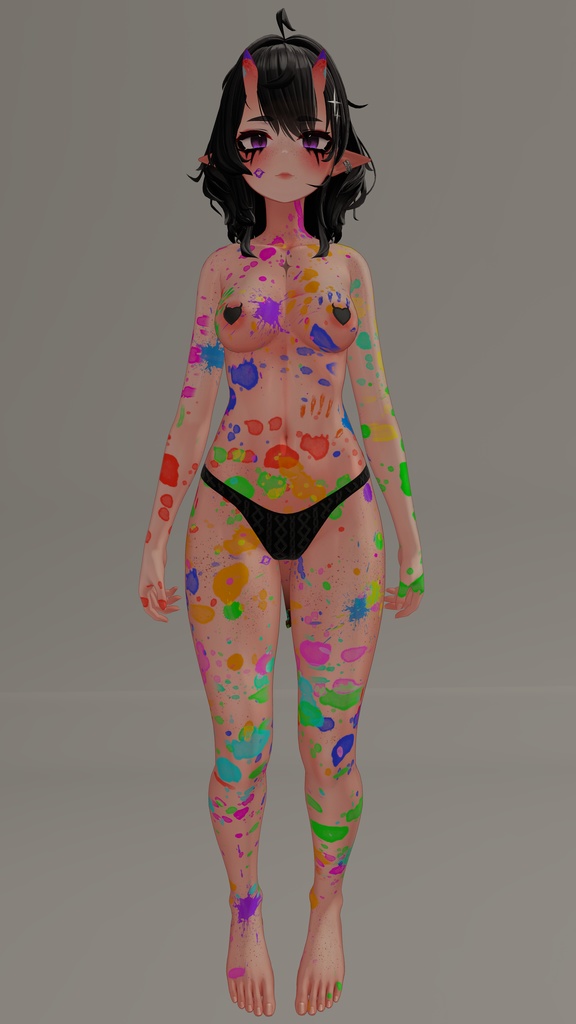 【Paint Tattoos】Uruki「ウルキ」4K Paint Blot Texture Set 入れ墨 テクスチャ/HD