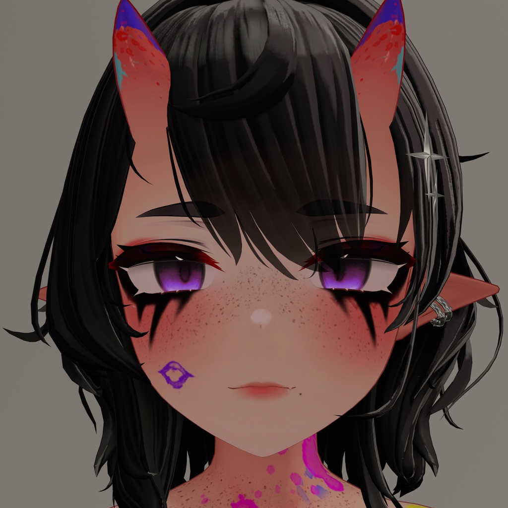 【Paint Tattoos】Uruki「ウルキ」4K Paint Blot Texture Set 入れ墨 テクスチャ/HD