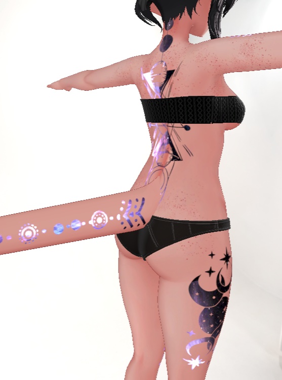 【Star Tattoos】Uruki「ウルキ」4K StarBorn Texture Set 入れ墨 テクスチャ/HD