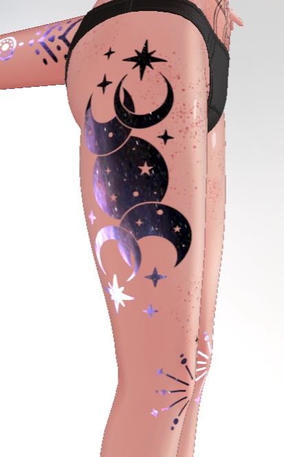 【Star Tattoos】Uruki「ウルキ」4K StarBorn Texture Set 入れ墨 テクスチャ/HD