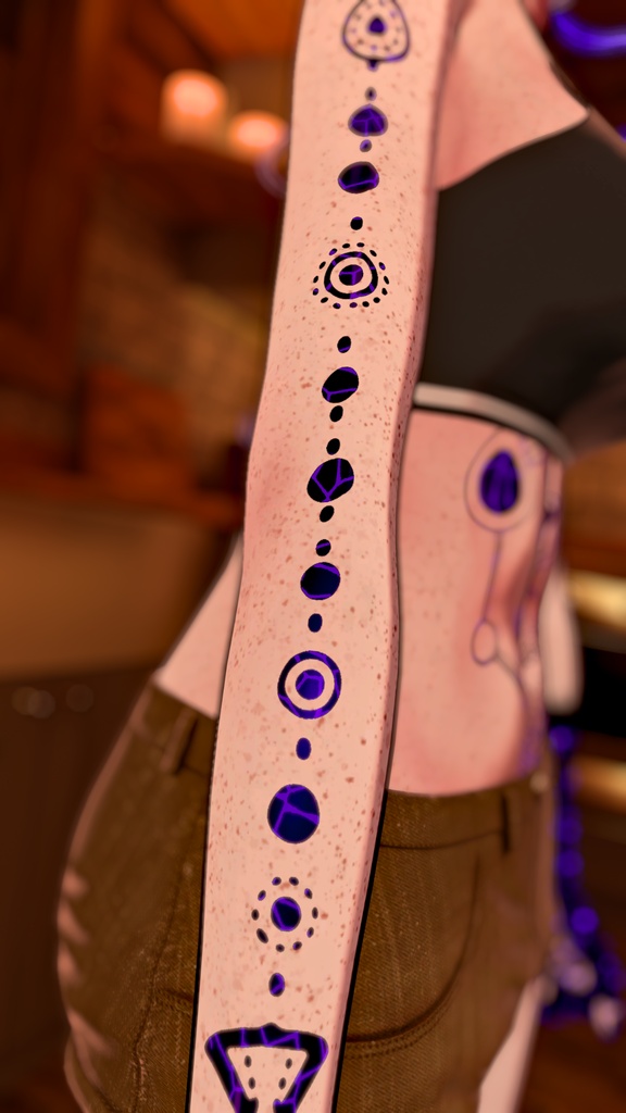 【Mayo Skins】Mayo「まよ」4K Starborn Tattoo Set 星生まれ テクスチャ/HD
