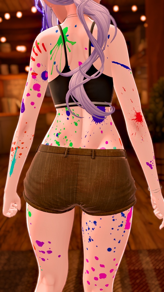 【Mayo Skins】Mayo「まよ」4K Paint Blot Texture Set ペイント テクスチャ/HD