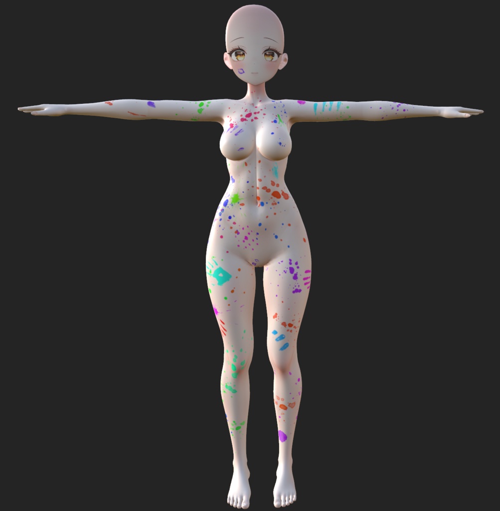 【Mayo Skins】Mayo「まよ」4K Paint Blot Texture Set ペイント テクスチャ/HD