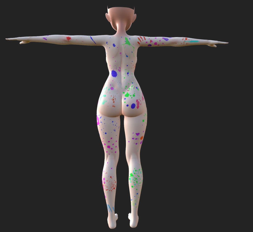 【Mayo Skins】Mayo「まよ」4K Paint Blot Texture Set ペイント テクスチャ/HD