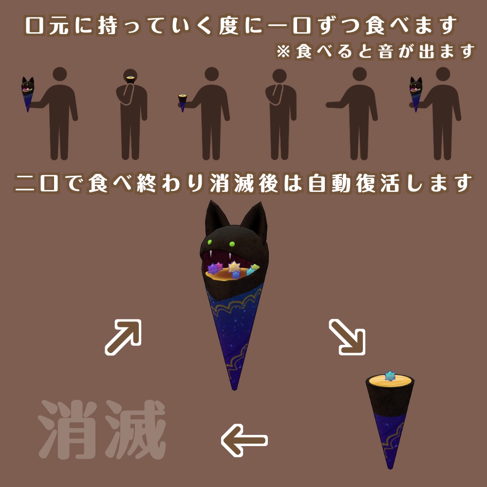 コウモリクレープ