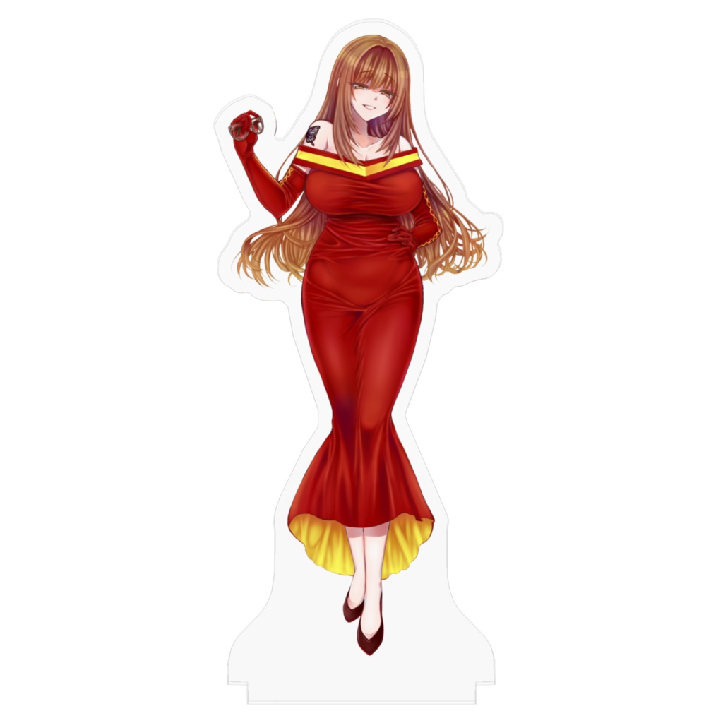 長閑優全身アクリルフィギュア(ドレス)