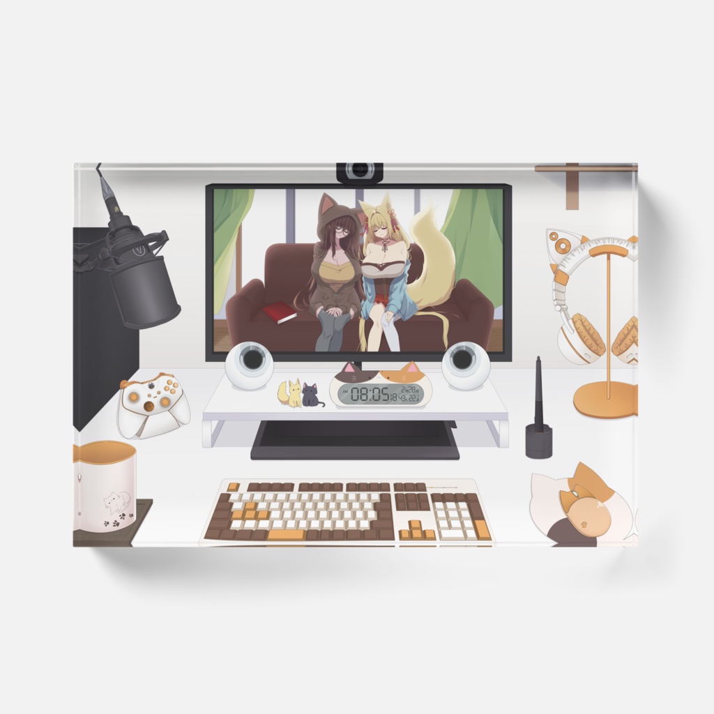 長閑優アクリルブロック【のどまと】