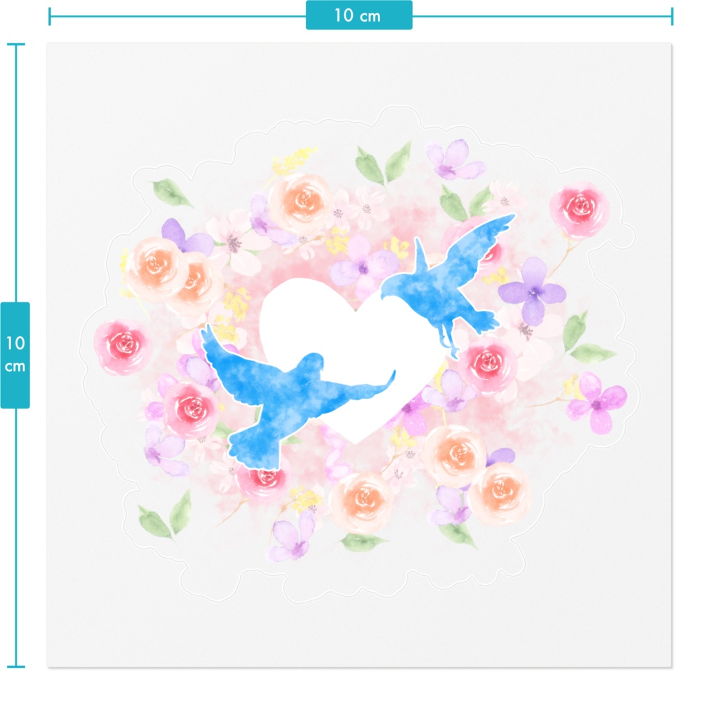 Deep Love for Blue Birds💕 ステッカー | sticker