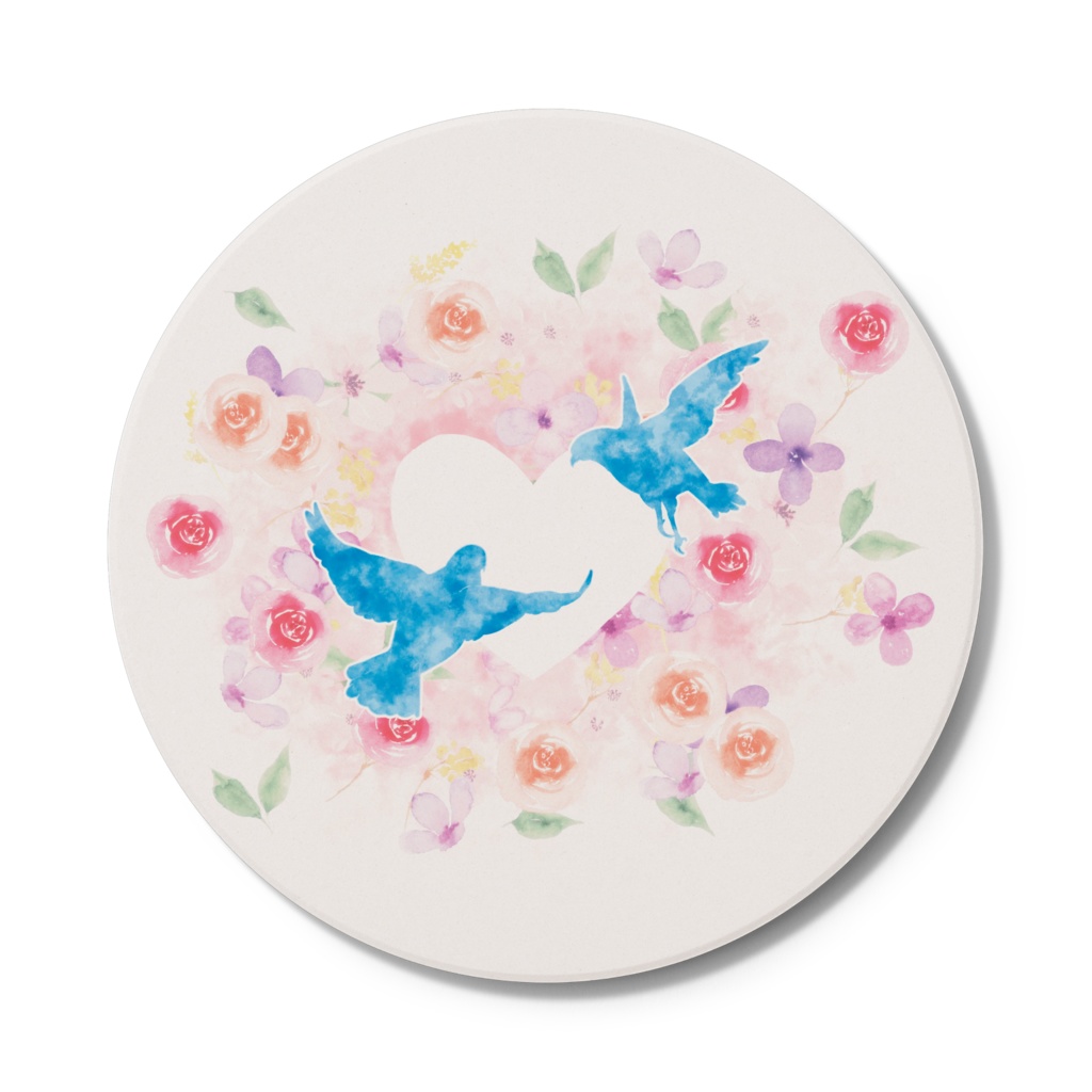 Deep Love for Blue Birds コースター