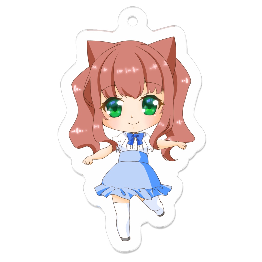 アクリルキーホルダー「るんるん」|Acrylic key ring ”Run Run”