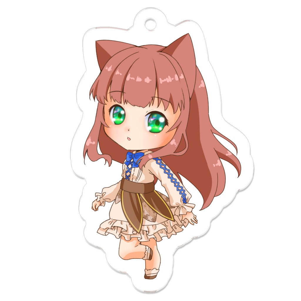 アクリルキーホルダー「ハロー」|Acrylic key ring ”Hello”