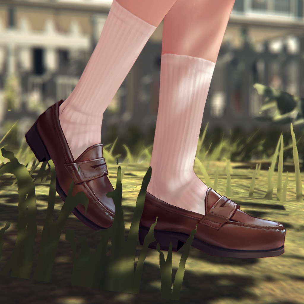 【VRoid】磨いたローファー