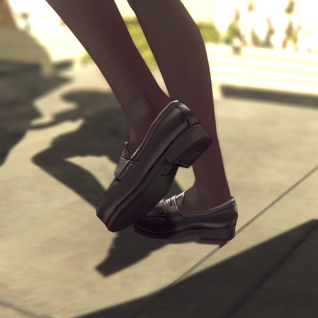 【VRoid】磨いたローファー