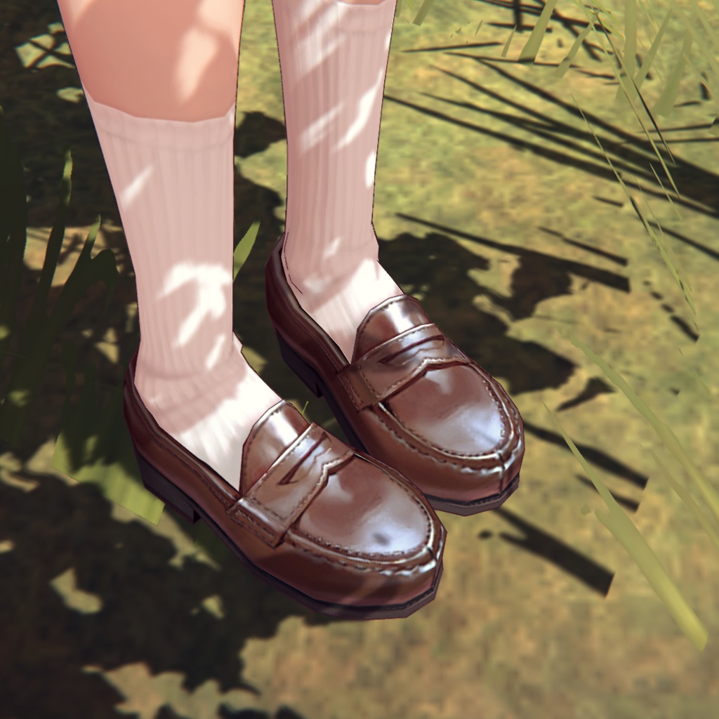 【VRoid】磨いたローファー