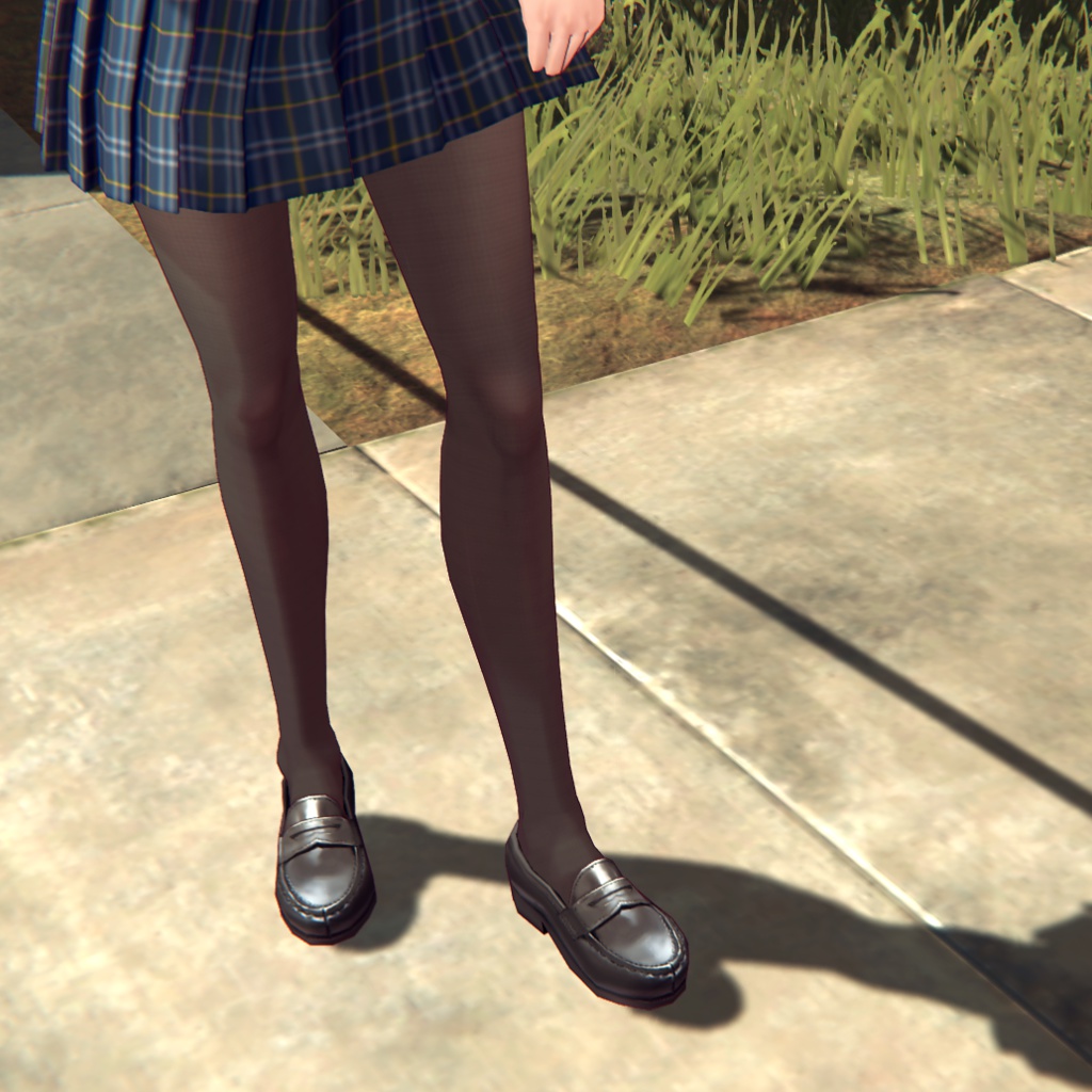 【VRoid】磨いたローファー