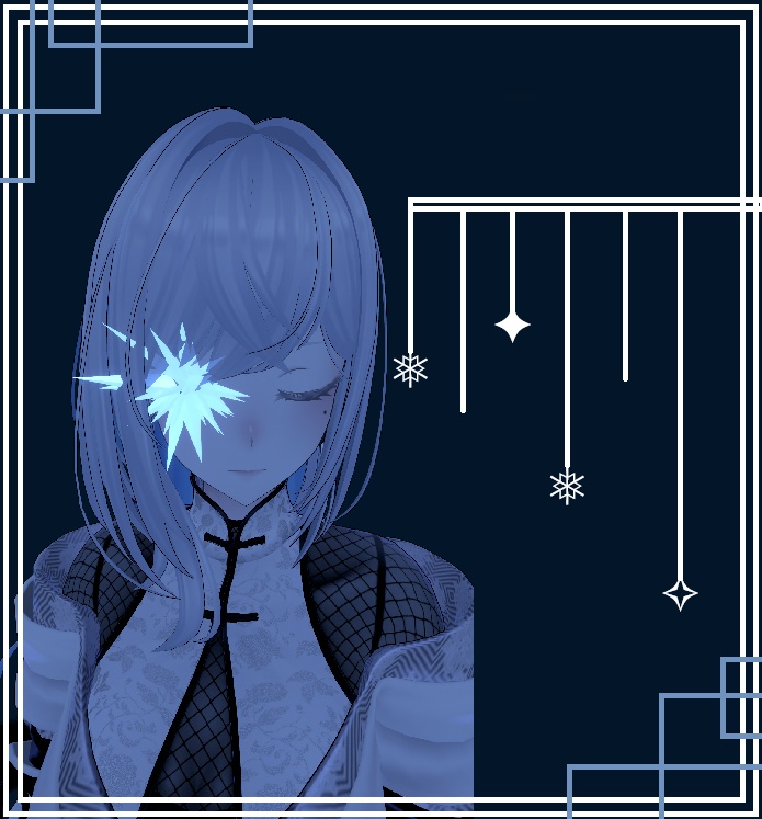 【オリジナル3Dモデル】氷結の目