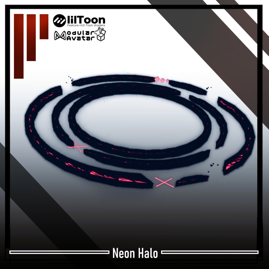 【オリジナル3Dモデル】ネオンヘイロー