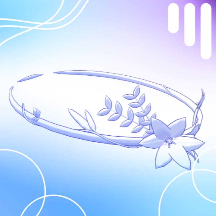 【オリジナル3Dモデル】クリスタルヘイロー